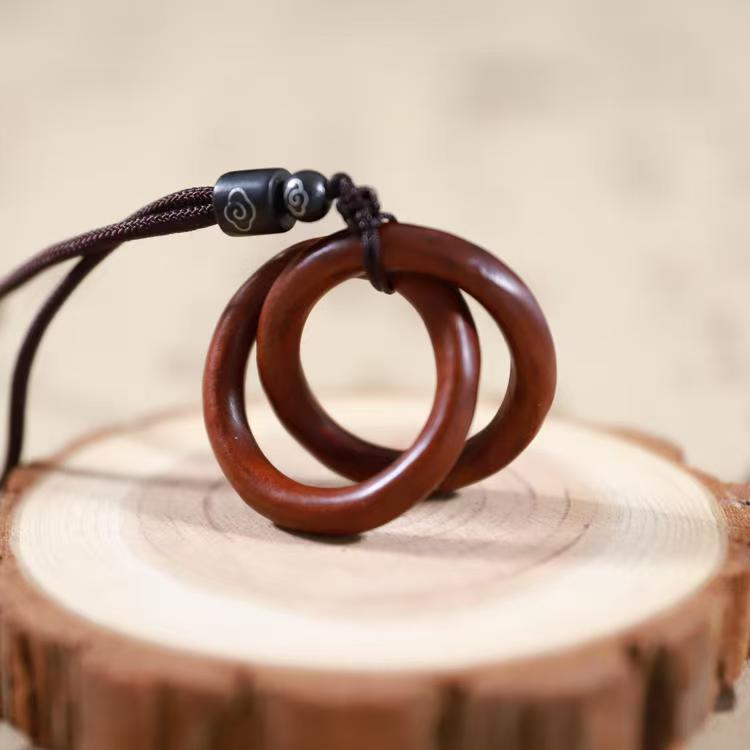 Qiankun Ring Pendant (Yin Yang Balance Pendant) | 棗木乾坤圈掛件